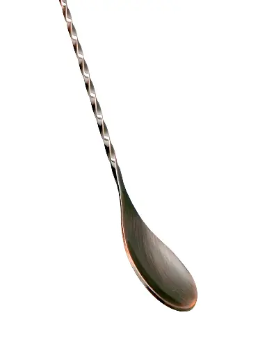 [FIV 105] Cuchara cóctel torneada Vintage cobre