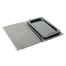 [9263.PERLA-COBRE] Bandeja Cambio Ana Perla / Cobre 22X13 Cm.