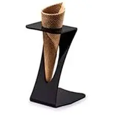 [0554.NEGRO] Zz26 Soporte 1 Cono Metacrilato Negro