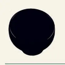 [01S0355] Bol Negro 13,5 Cm.
