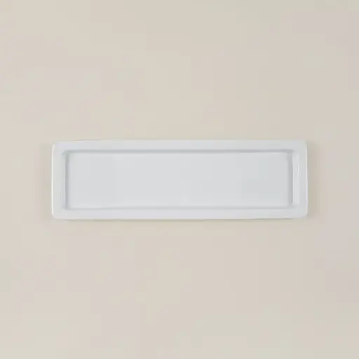 [01S0398] Fuente GN porcelana blanca 2/4 25