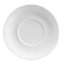 [01S0299] Plato Desayuno Montgat Porcelana Blanca 15,5 Cm.