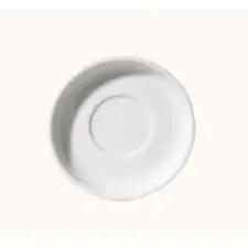 [01S0315] Plato Moka Mallorca Porcelana Blanca 12,5 Cm.