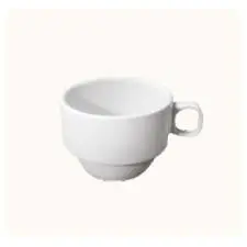 [01S0313] Taza Desayuno Mallorca Porcelana Blanca 20 Cl.