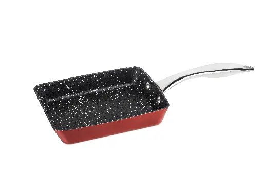 [325-15] Sarten Tamagoyaki  Aluminio Forjado Full Induction Red 16 Cm.