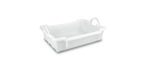 [CP172800] Cubeta manutención apilable y encajable blanca 20 l 65x45x22,5 cm