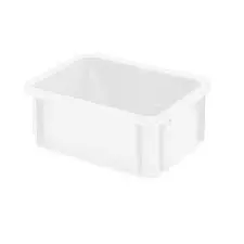 [119500] Cubeta Manutencion Lisa Blanca 12 L. 39,5X29,5X16,5 Cm.