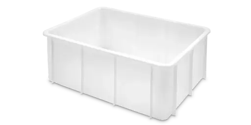 [316000] Cubeta manutención lisa blanca 120 l 80x60x33 cm