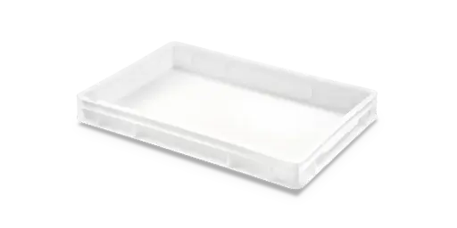 [3249] Cubeta manutención lisa blanca 14 l 60x40x7,5 cm