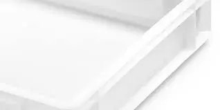 [641200] Cubeta Manutencion Lisa Blanca 23 L. 60X40X12 Cm.