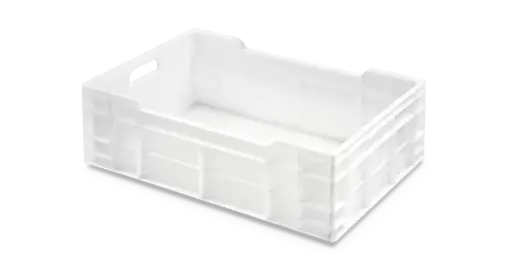 [181600] Cubeta manutención lisa blanca 40 l 60x40x20 cm