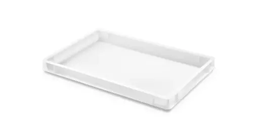 [6405C00] Cuberta Manutencion Lisa Blanca 9 L. 60X40X5.5 Cm.