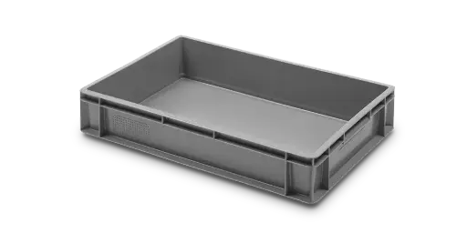 [641206] Cubeta manutención lisa gris 23 l 60x40x12 cm