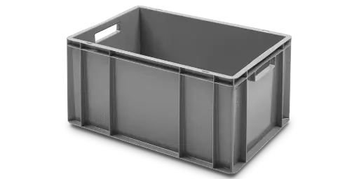 [643206] Cubeta manutención lisa gris 63 l 60x40x32 cm