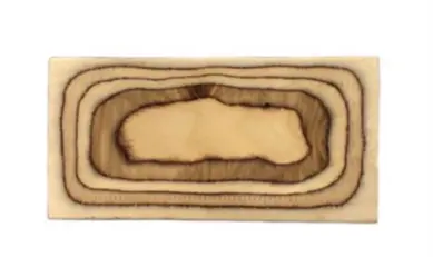 [RT3015b] DLR Fuente Rectangular Madera 30x15 cm.