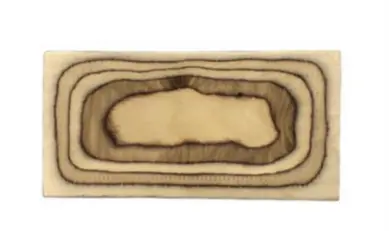 [RT3520b] DLR Fuente Rectangular Madera 35x20 cm.