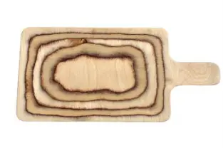 [BT5813] DLR Fuente Rectangular Madera Con Mango 58x13 cm.