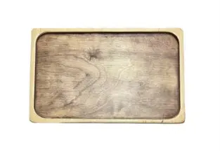 [H-RT3010b] DLR Fuente Rectangular Madera Hollow 30x10 cm.