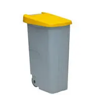 [23250] Contenedor Reciclo 110L Tapa Amarilla
