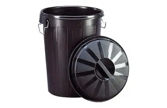 [13250] Cubo Basura Comunidad Negro 50 L.