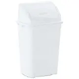 [24260] Papelera Tapa Basculante Blanca 55 L.