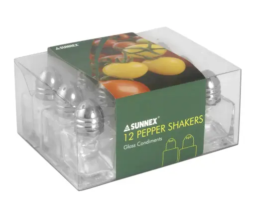 [CC09-12P] Salero Cubo Mini Set 12 Unid.