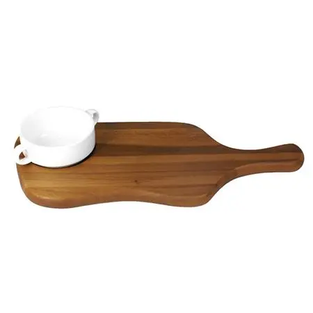 [ACB1] Tabla Madera Acacia C/Hueco 10.5 Cm. C/Asa 43X19 C