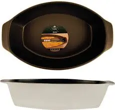 [ER100203] Fuente Horno Stone Oval 35X21X7,5 Cm.