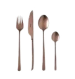 [94807] Cuchara Cafe Elegance Titanium Dark Chocolate Velvet