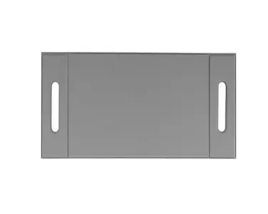 [ZZ0477GREY] Bandeja Togo Simil Piel Gris 32X20X5,5 Cm.                       