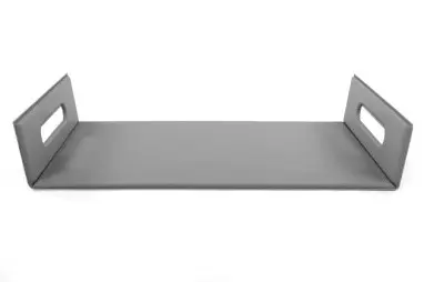 [ZZ0483GREY] Bandeja Togo Simil Piel Gris 45X33X6 Cm.                         