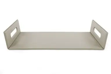 [ZZ0483TAUPE] Bandeja Togo Simil Piel Gris Pardo 45X33X6 Cm.                   
