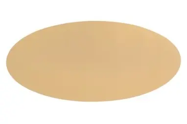 [ZZ0476SAND] Centro De Mesa Simil Piel Oval Arena 70X33 Cm.