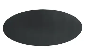 [ZZ0476BLACK] Centro De Mesa Simil Piel Oval Negro 70X33 Cm.