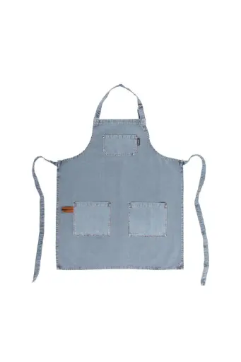 [9570 BLUE] Delantal Havana azul 85x70 cm