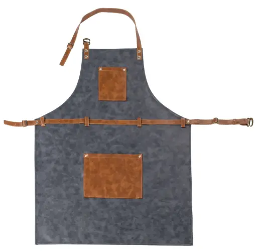 [ZZ0482 BLUESTONE] Delantal Tuscan Azul Piedra 90X70 Cm.
