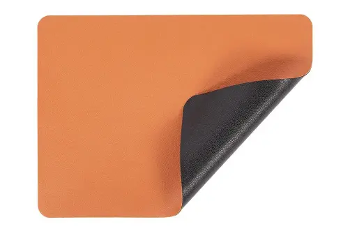 [ZZ0544 CARA/NEG] Mantel individual doble Cara Tramontana caramelo-negro rectangular 44x32 cm
