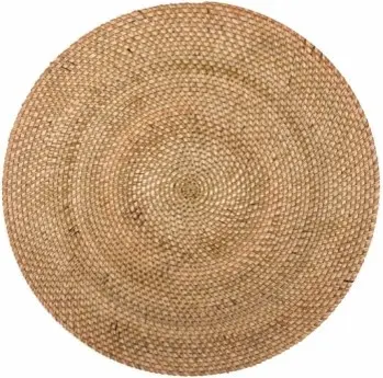 [9389NATURAL] Mantel Individual Rattan Natural Redondo 36 Cm.