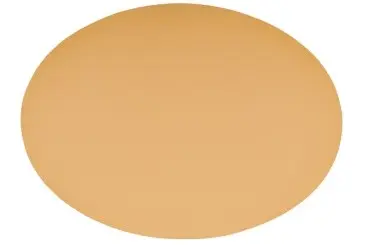 [ZZ0436CAMEL] Mantel Individual Togo Camel Oval 45X33 Cm.
