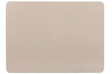 [ZZ0435TAUPE] Mantel Individual Togo Gris Pardo Rectangular 45X33 Cm.