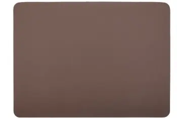 [ZZ0435BROWN] Mantel Individual Togo Marron Rectangular 45X33 Cm.