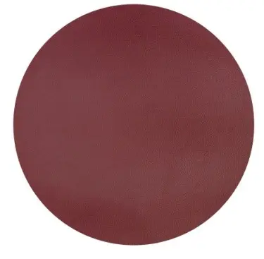 [ZZ0474RED] Mantel Individual Togo Rojo Redondo 38 Cm.