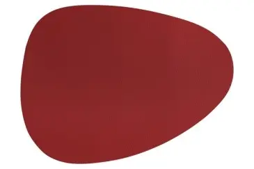 [ZZ0473RED] Mantel Individual Togo Tango Rojo 42X32 Cm.