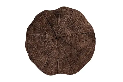 [ZZ0556 BROWN] Mantel individual togo Tronco marrón 38 cm