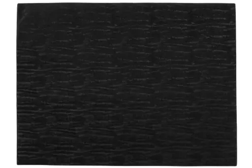 [ZZ0545 BLACK] Mantel individual Treasure negro rectangular 45x33 cm
