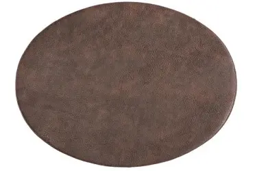 [ZZ0490COFFEE] Mantel Individual Troja Cafe Oval 45X33 Cm.