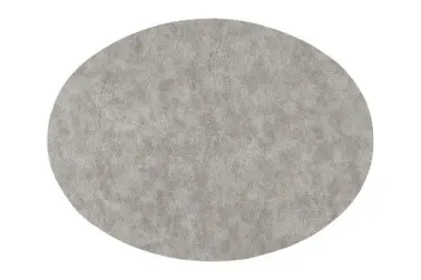 [ZZ0490SILVER] Mantel Individual Troja Plata Oval 45X33 Cm.