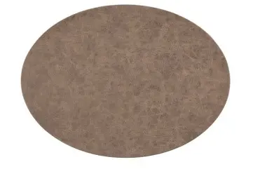 [ZZ0506COFFEE] Mantel Individual Truman Doble Cara Café Oval 45X33 Cm.