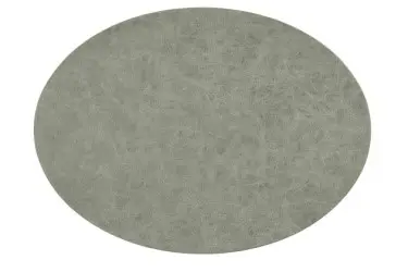 [ZZ0506CHARCOAL] Mantel Individual Truman Doble Cara Carbon Oval 45X33 Cm.