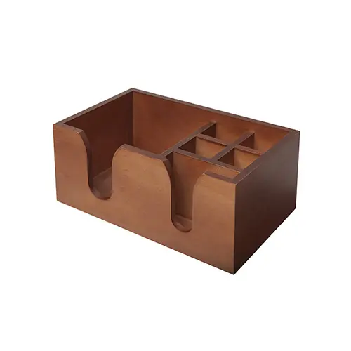 [BCH2415] Organizador Barra Madera 6 Compartimentos